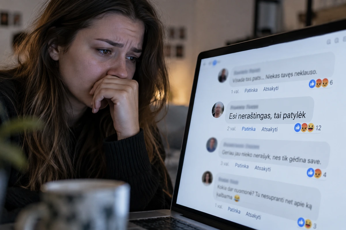 „Esi neraštingas, tai patylėk“