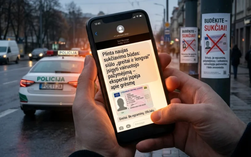 Izplatās jauns krāpšanas veids: piedāvā „ātri un vienkārši“ iegādāties vadītāja apliecību – eksperti brīdina par draudiem
