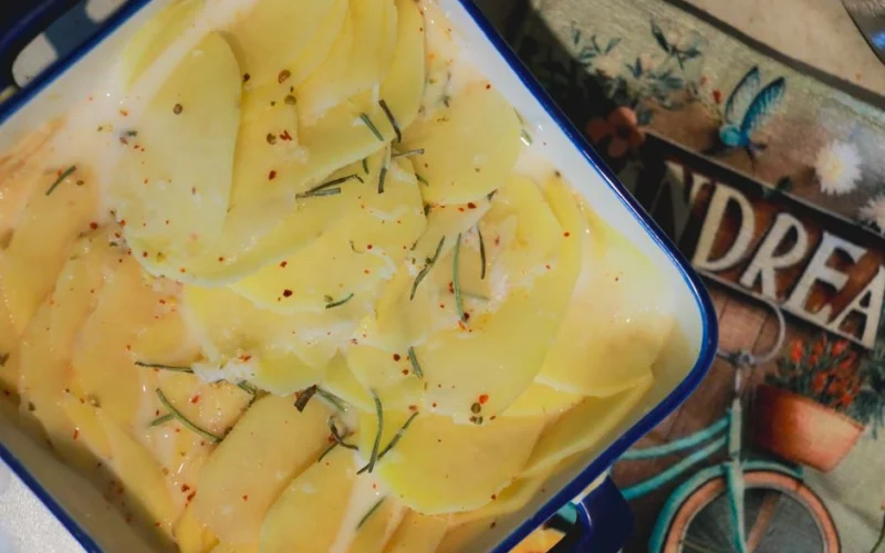 Kai vakarienei trūksta laiko: trys ingredientai skardoje pavirs sočiu bulvių apkepu