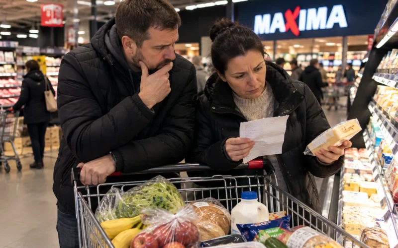 Es aizgāju uz „Maxima“ ar 50 eiro un 12 produktu sarakstu: pie kases divus nācās nolikt atpakaļ