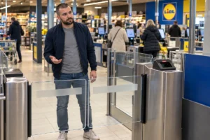 Negalėjau praeiti pro savitarnos kasas
