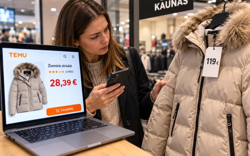 Striukė iš Temu