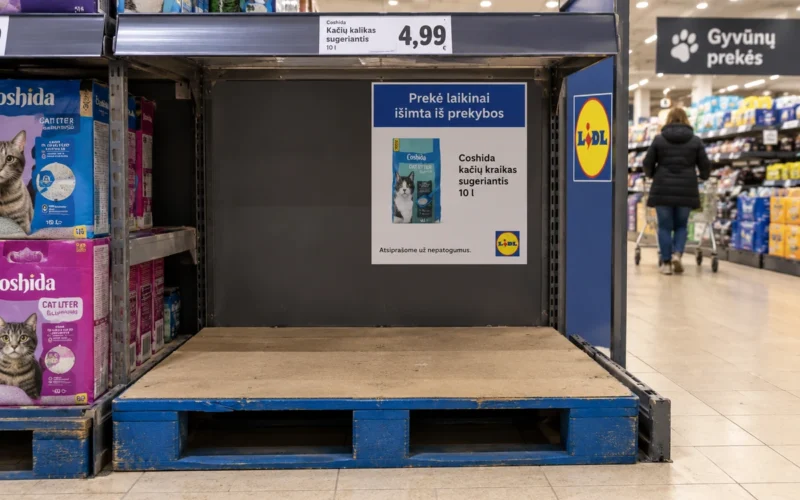 Lidl kačių kraikas