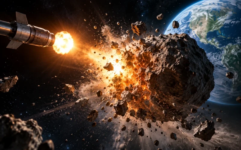 Fizikai patikrino, ar branduolinis sprogimas sustabdytų asteroidą