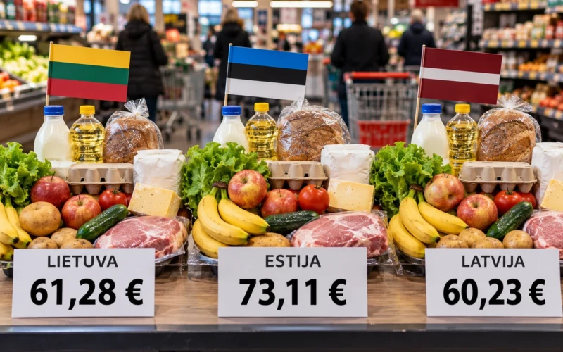 Maisto kainos Baltijos šalyse