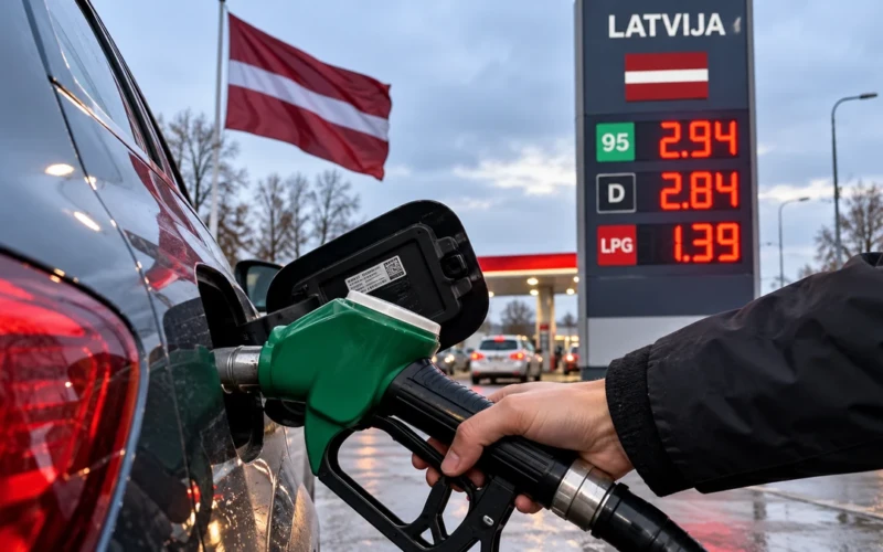 Latvijoje prabilta apie 3 eurus už litrą