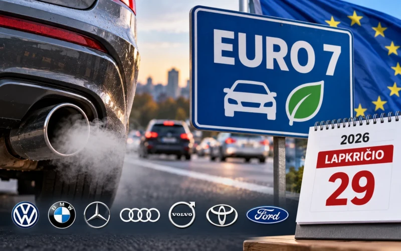 Nuo lapkričio 29-osios automobiliams prasideda „Euro 7“ etapas