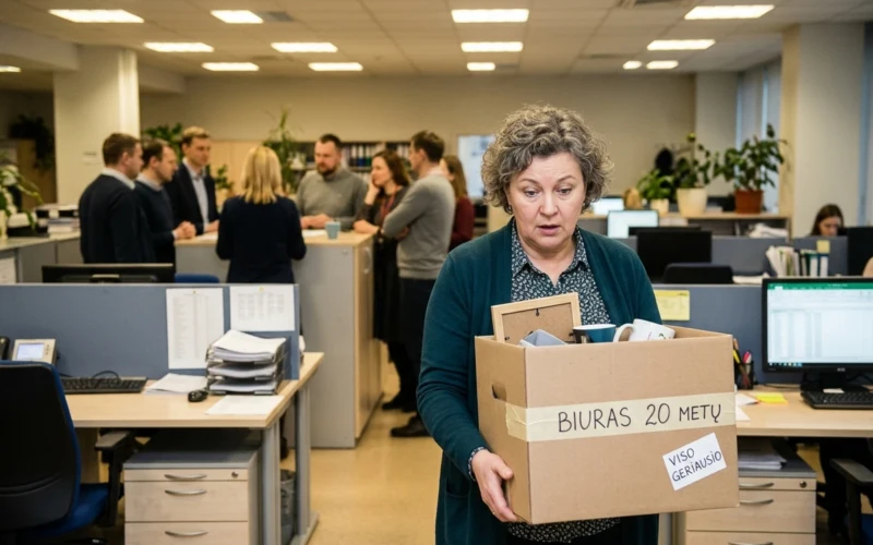 Po dvidešimties metų išėjau iš darbo