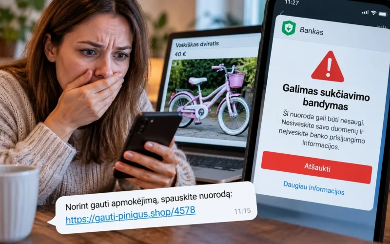 Kaip sukčiai veikia internete