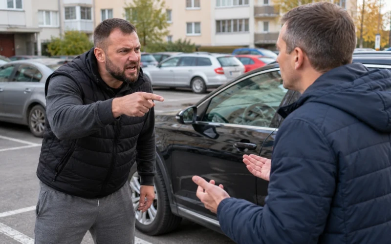 Gargžduose dėl automobilio stovėjimo vietos – šokiruojantys kaimyno žodžiai