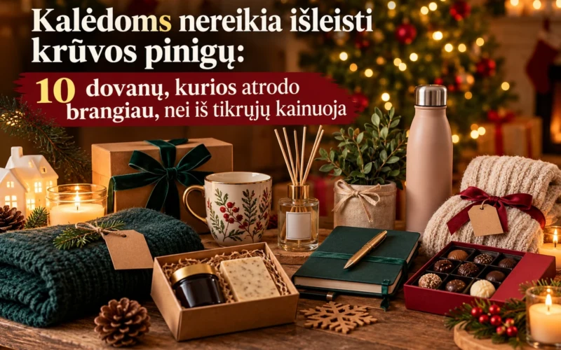 Kalėdoms nereikia išleisti krūvos pinigų