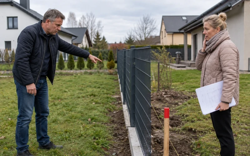 Kaimynų ginčas dėl tvoros