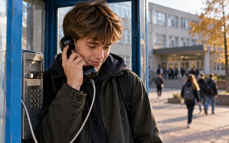 Kas vakarą skambindavau jai iš telefono būdelės prie mokyklos