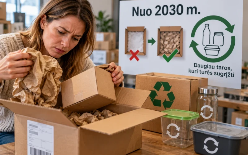 Nuo 2030 m. keisis pakuočių taisyklės
