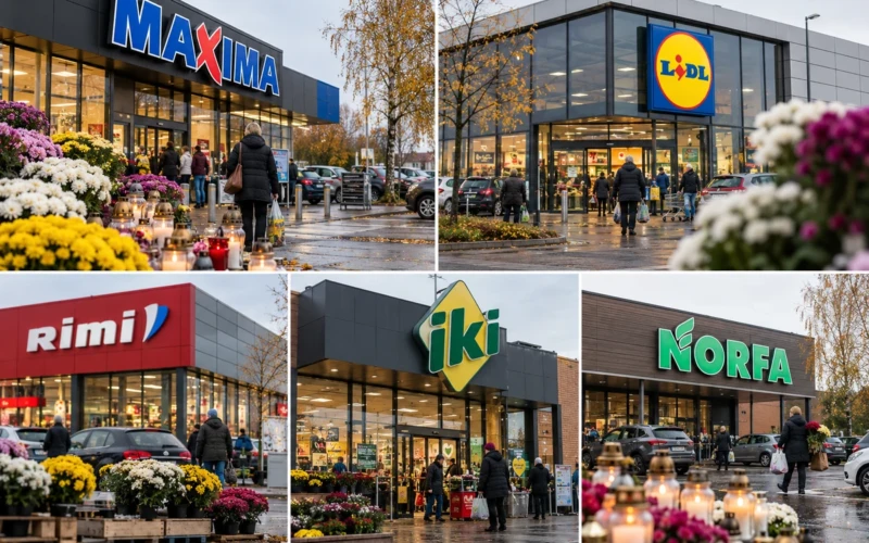 Kaip dirbs parduotuvės lapkričio 1-2 dienomis?