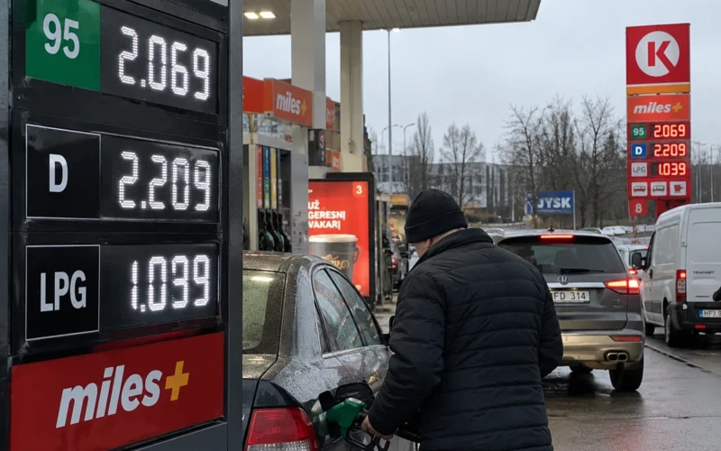 Degalų kainos tampa per didelės