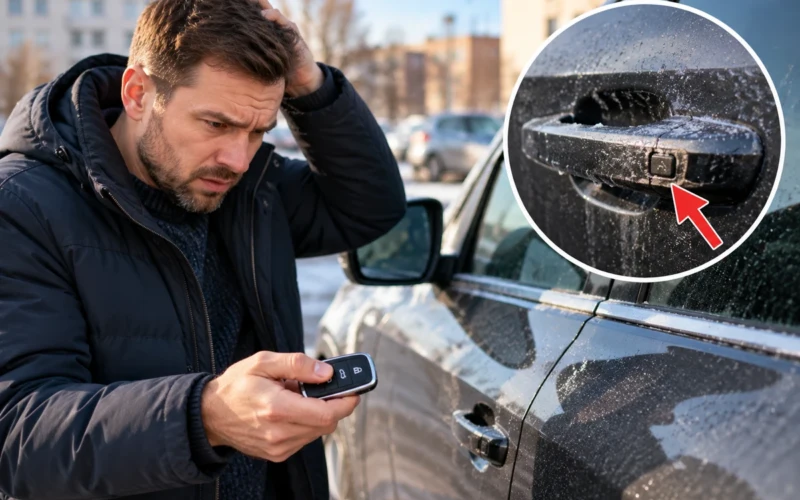 Automobilis nustojo "matyti" raktą