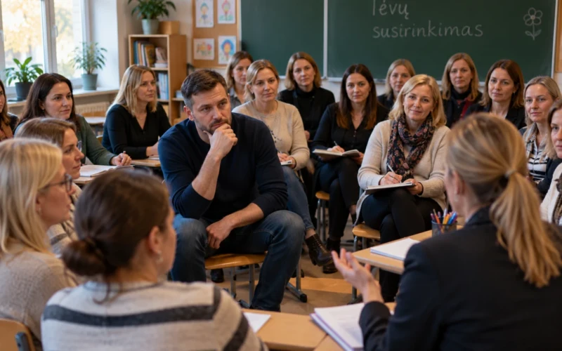 Tėvų susirinkimas mokykloje