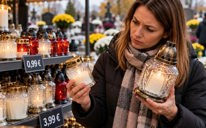 Vienos žvakės po 0,99 €, kitos po 3,99 €