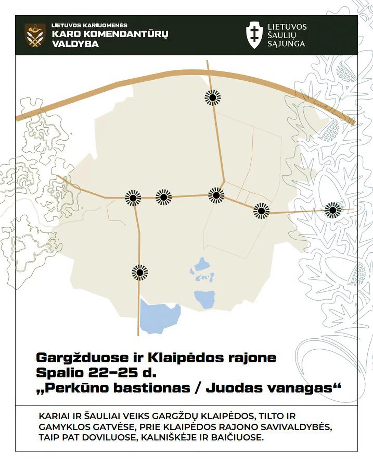Gargžduose pasirodys apie 450 kariškių