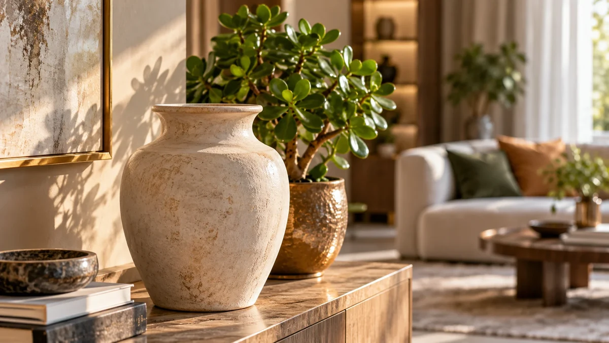 Tuščios vazos namuose
