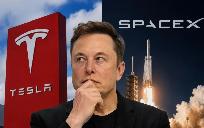 „Tesla“ ir „SpaceX“ gali tapti viena bendrove