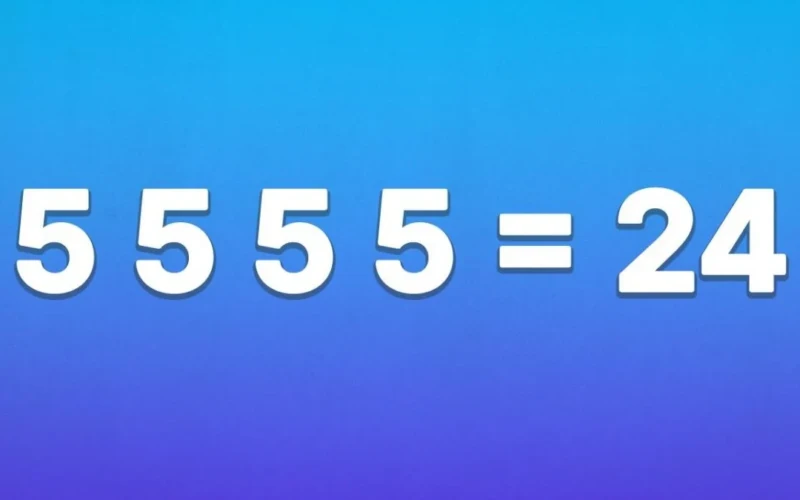 5 5 5 5 = 24