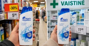 Tas pats šampūnas, bet dvigubai brangesnis