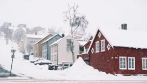 Namai Norvegijoje itin šilti