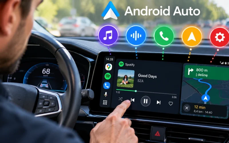 Android Auto naujienos