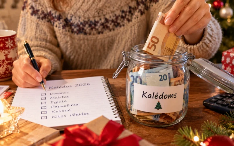 Pinigų taupymas Kalėdoms