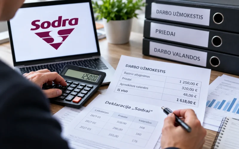 Pokyčiai dėl darbo užmokesčio deklaravimo