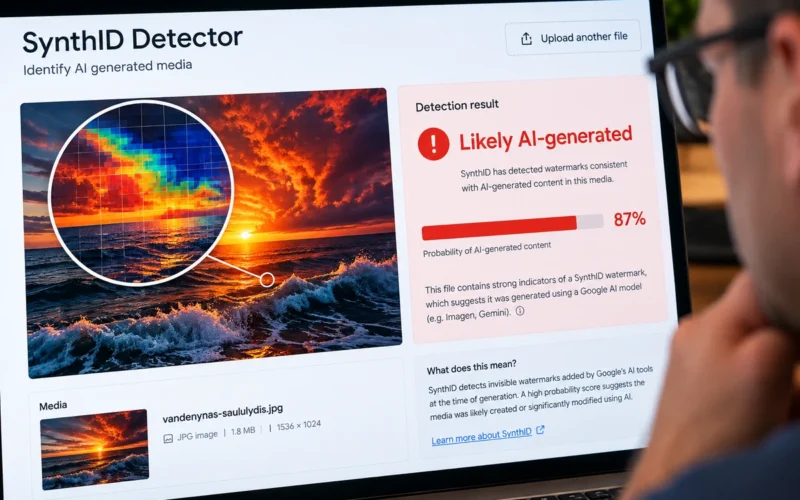 „Google“ pristatė nemokamą įrankį, kuris padės atskirti tiesą nuo DI klastočių