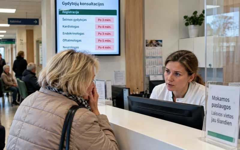 Registracija pas gydytojus