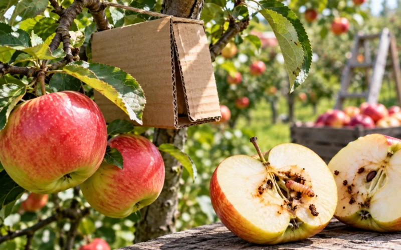 Obuoliai iš išorės gražūs, o viduje – kirminai