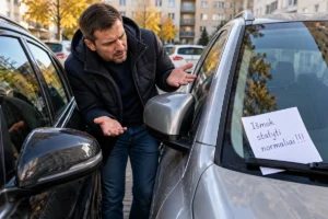 Kaip įlipti į automobilį?