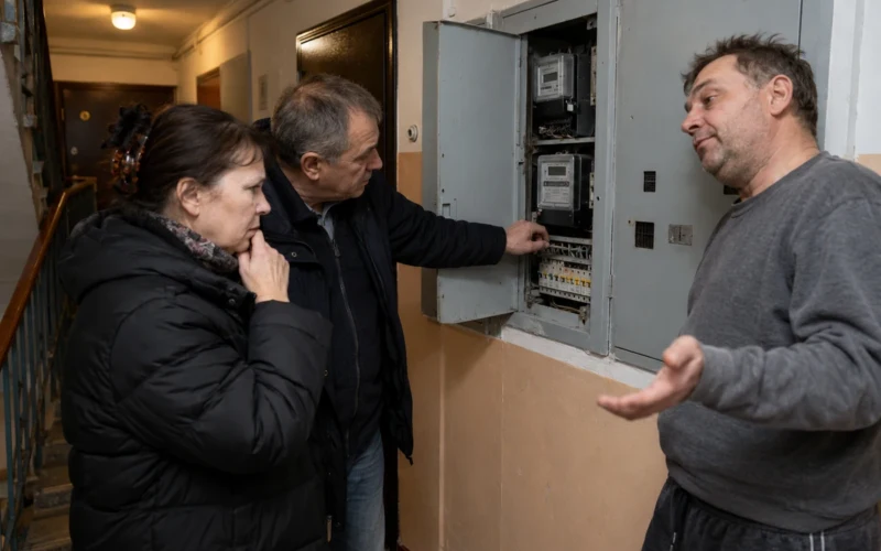 Kaimynas ketverius metus naudojosi mūsų elektra
