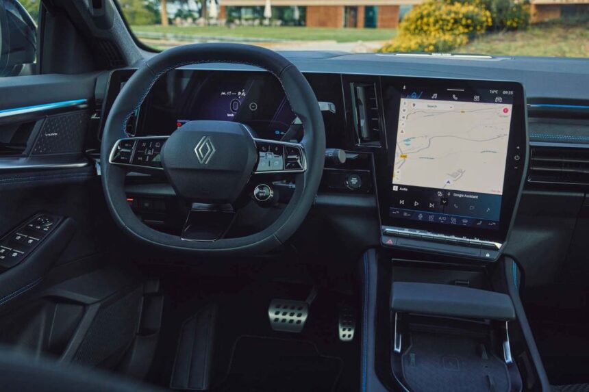 Android Auto nurodymai tiesiai prieš jus