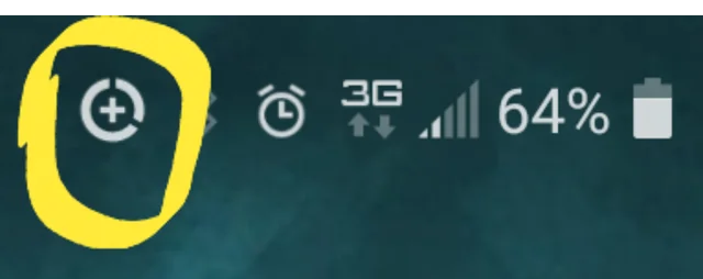 Apvalus pliusiukas telefono viršuje