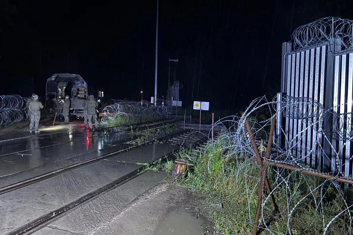 Baltarusijos ir Lenkijos pasienis / X.com nuotr.