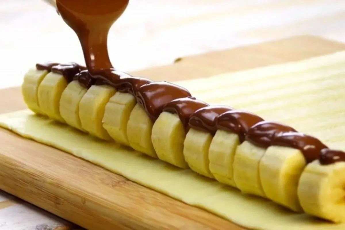 Bananai su šokoladu