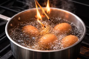 Degtukai įmetami į vandenį / DI nuotr.