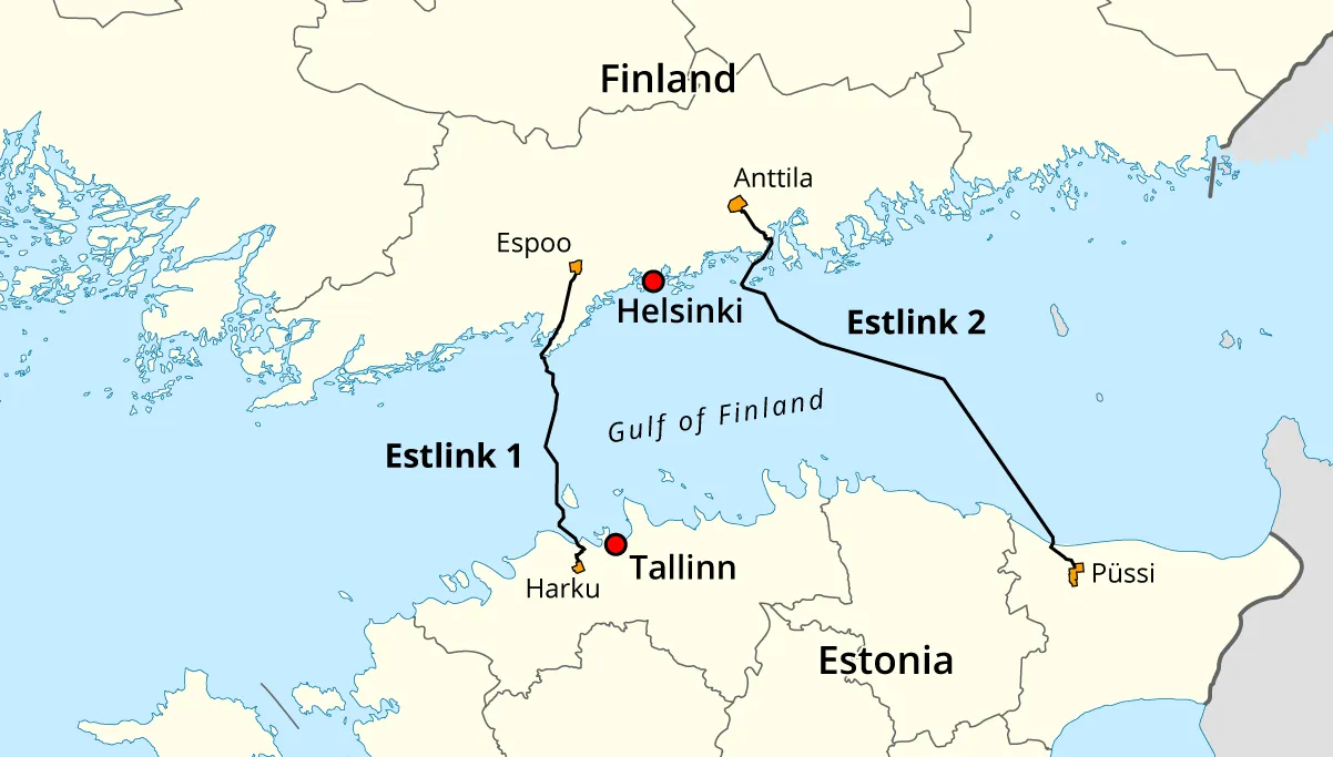 Estlink 1 ir 2 / Wikipedia nuotr.