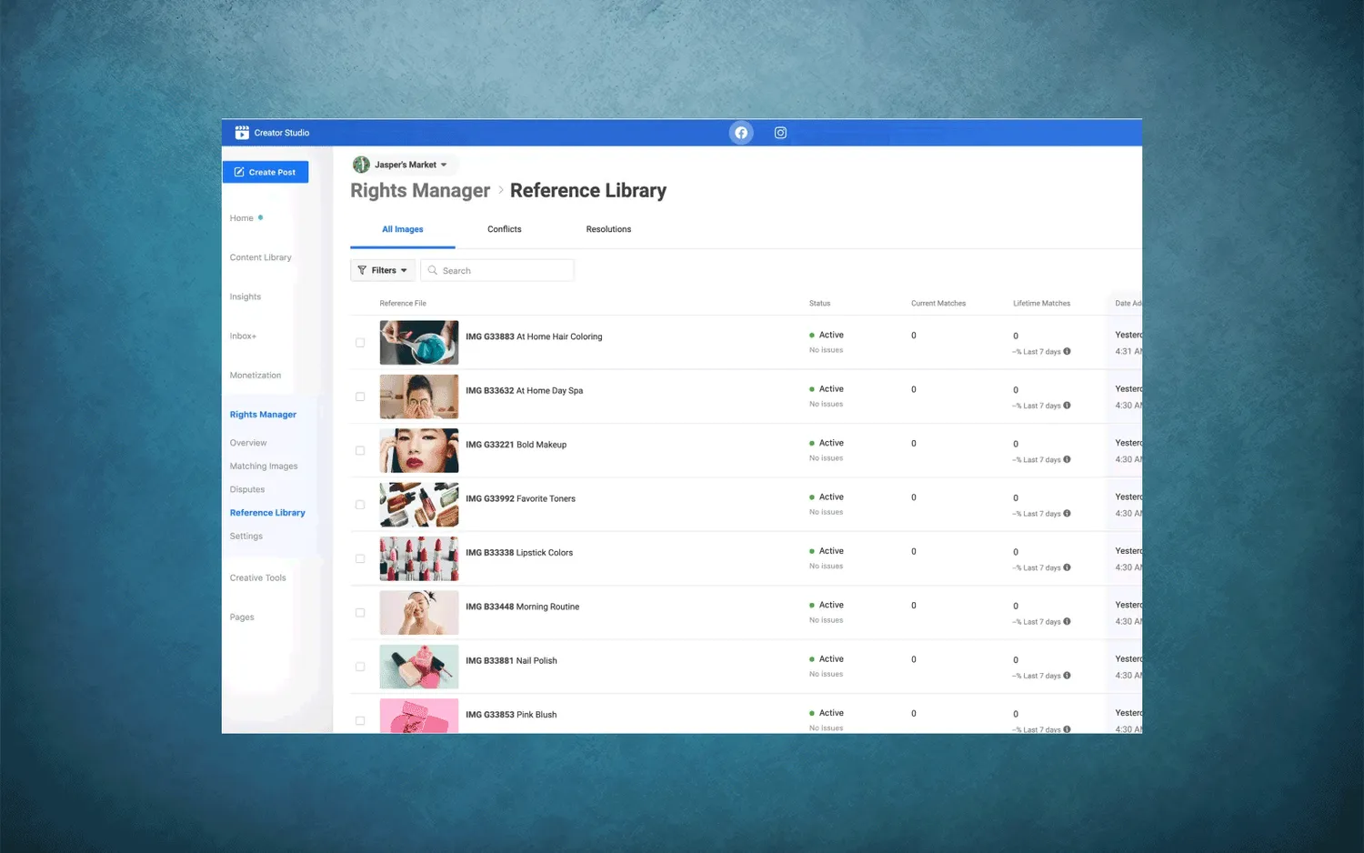 Facebook Reels apsauga