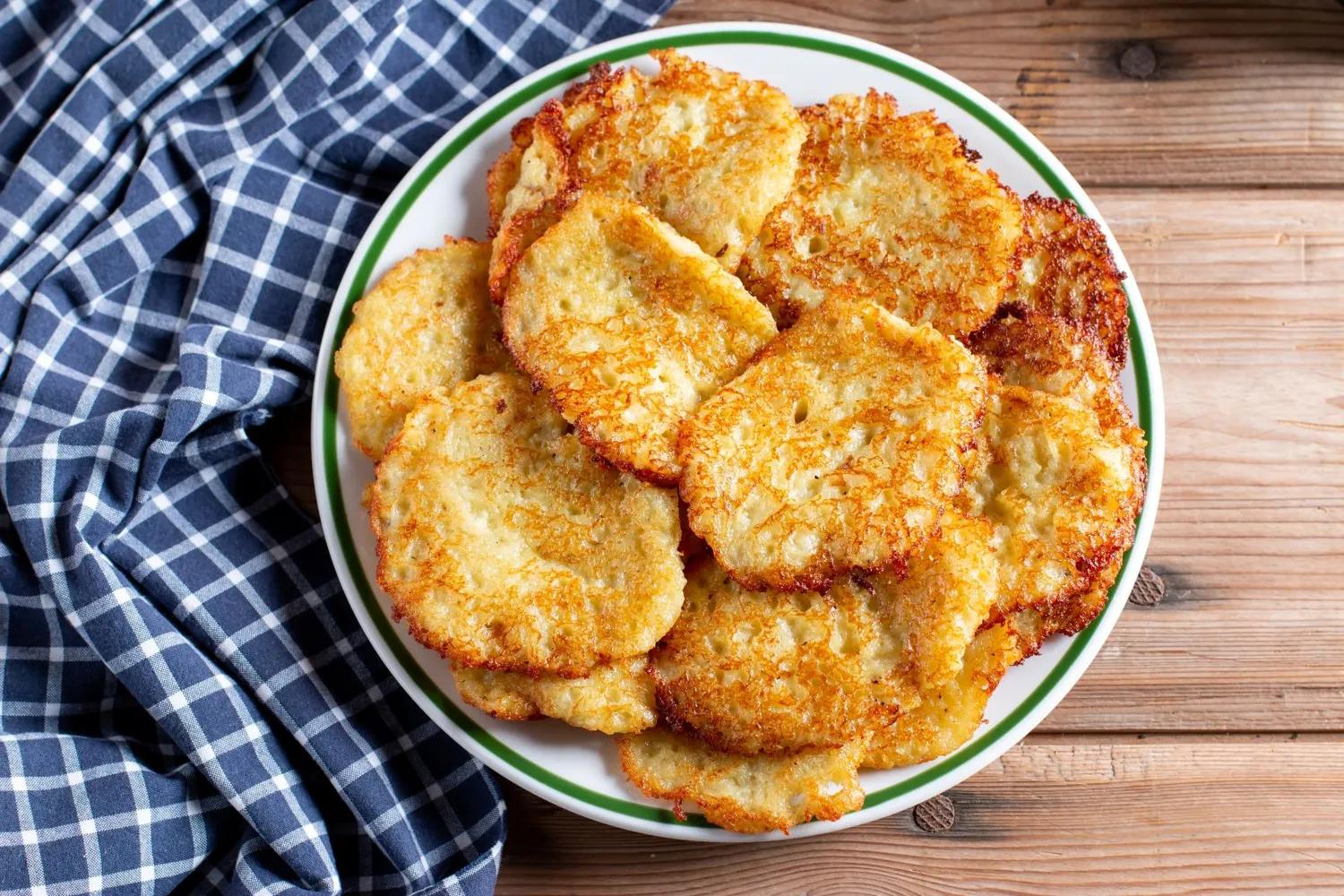 Geltoni bulviniai blynai