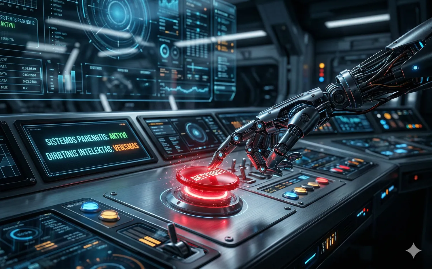 Raudonas mygtukas / DI nuotr.