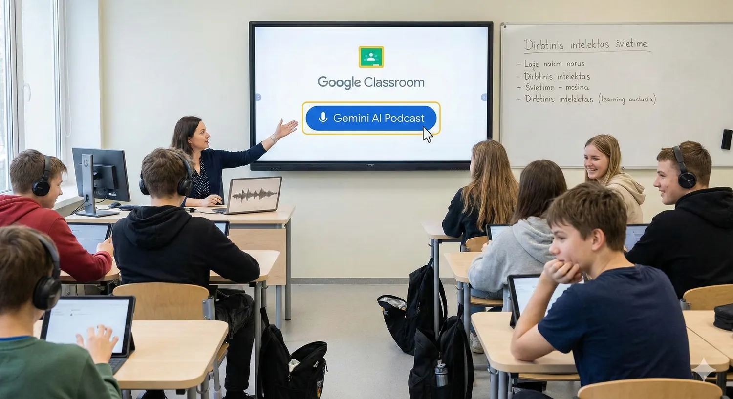 „Google Classroom“ su "gemini DI" / DI nuotr.