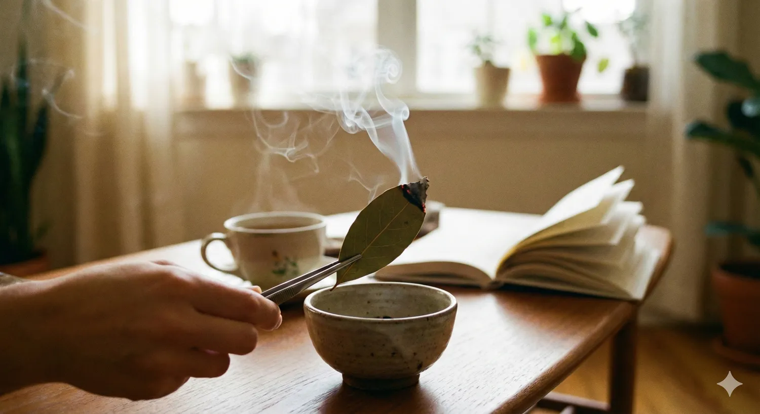 Lauro lapo smilkymas namuose / DI nuotr.