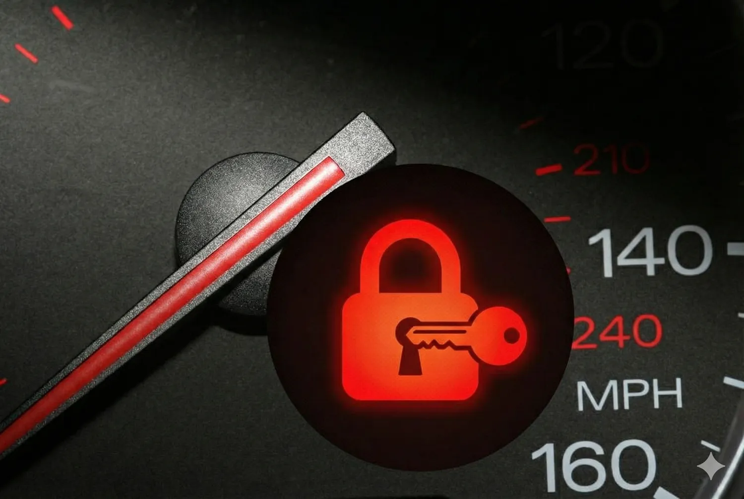 Raudonas raktelio simbolis / DI nuotr.