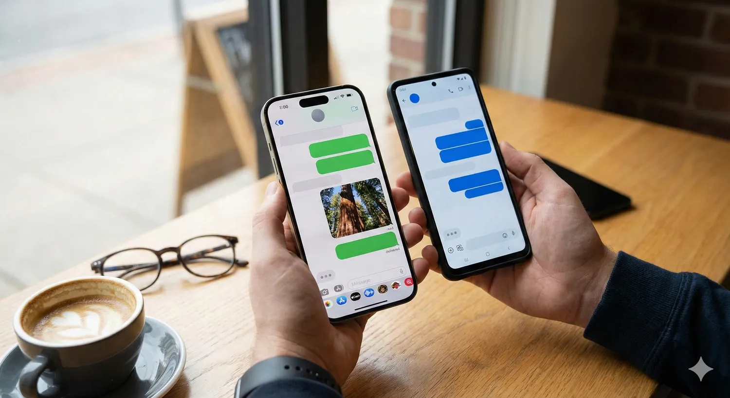RCS Apple iPhone telefonuose / DI nuotr.
